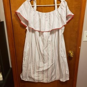 Summer pinstripe dress